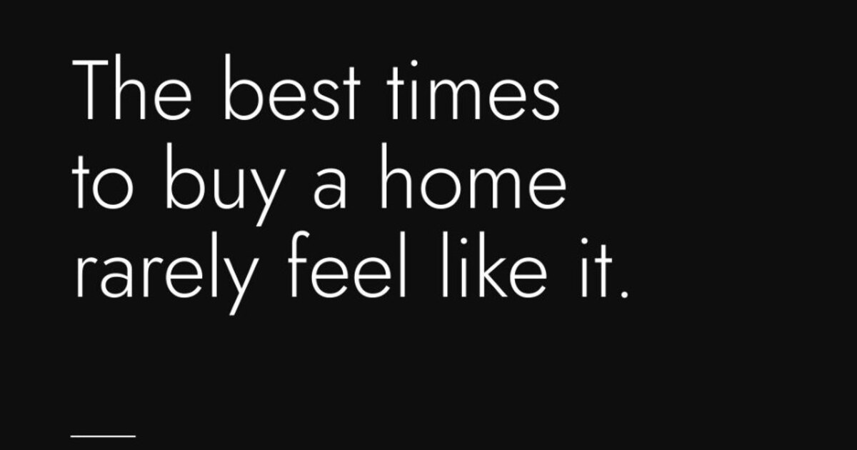 The best times to buy a home rarely feel like it — Jacksonville market perspective.
