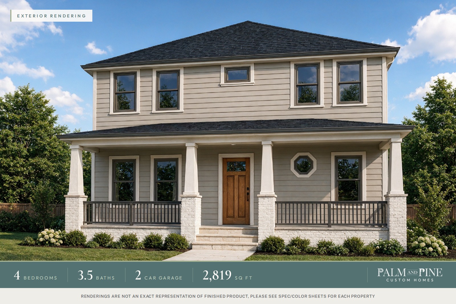 1140 Acosta Street — Exterior rendering